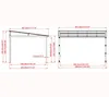Sojag kryt terasy St. Barthelemy 10x12 antracit 296 x 364 x Náhľad obrázku produktu 4