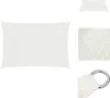vidaXL Sonnensegel 160 g/m² Weiß 3x5 m HDPE -  Produktbild-Vorschau 1