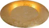 A gold and beige charger plate with a textured surface. Podgląd zdjęcia produktu