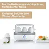 Severin EK 3164, 6 Eier, Knopf, Grau, Weiß, 420 W, 138 mm, Produktbild-Vorschau 8