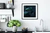 MuchoWow® Gerahmtes Poster Schlange - Makro - Holz 40x40 cm Produktbild-Vorschau 4