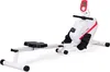 A white and red rowing machine is shown against a white background. Produktbild-Vorschau
