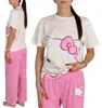 Hello Kitty Baumwollpyjama für Damen, zweiteiliger Pyjama Produktbild-Vorschau 1