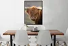 MuchoWow® Gerahmtes Poster Schottischer Highlander - Hörner Produktbild-Vorschau 2