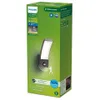The image shows the packaging of a Philips LED outdoor wall light. Produktbild-Vorschau