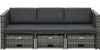 Set de jardin Lounge avec coussins Poly Rattan Salon de Voir les images du produit 14