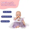 BABY born lila Tutu-Kleid mit Sternen für 43cm Puppen Produktbild-Vorschau 2