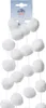 Kaemingk Weinachtsdeko Schneeballgirlande Weiß Ø 4 cm Länge Produktbild-Vorschau 4