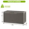 YITAHOME Gartenbox  Auflagenbox 380 L Aufbewahrungsbox Produktbild-Vorschau 3