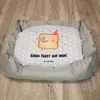 Mr. & Mrs. Panda Hundekissen Toast Party - Grau Pastell - Produktbild-Vorschau 2