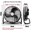 Bodenventilator, Ventilator mit 3 Geschwindigkeitsstufen, Produktbild-Vorschau 9