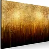 Vliesstoff Leinwandbild - Golden Expansion (1 Part) Wide Produktbild-Vorschau 1