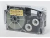 Casio XR-18YW1 - Selbstklebend - Schwarz auf Gelb - Rolle Produktbild-Vorschau 4