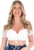 Steigenhöfer Gina Bluse im Bikinilook Weiss 36 Produktbild-Vorschau 1