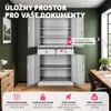 Skříň na dokumenty Cosmo se 2 zásuvkami 40x80x180 cm - Náhled obrázku produktu 4