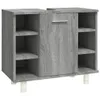 vidaXL Badschrank Grau Sonoma 60x32x53,5 cm Holzwerkstoff - Produktbild-Vorschau 3