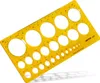 Aristo circle stencil 25 cerchi diametro 1-36 mm, bordo Anteprima dell’immagine prodotto 3