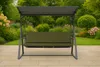 Auflagen für Hollywoodschaukel 170x60 + 170x50 cm grün Produktbild-Vorschau 5