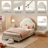A bedroom setting showcasing a bed with various close-up shots highlighting its features. Náhľad obrázku produktu
