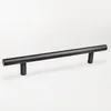 10x Design Möbelgriffe Schwarz Matt – Bohrlochabstand 130mm Produktbild-Vorschau 2