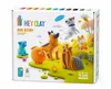 A product box for a clay modeling kit featuring dog characters. Podgląd zdjęcia produktu