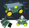 HMF 2-in-1 Gartenwagen mit Sitz und Stauraum, Gartenhocker Produktbild-Vorschau 6