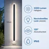 MasterLED LED Außenwandleuchte IP65 120cm Schwarz, Moderne Produktbild-Vorschau 3