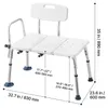 Banc de transfert pour baignoire VEVOR - Chaise de douche Voir les images du produit 8