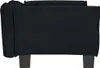 vidaXL Pelíšek pro psy černý 70x45x30 cm Velvet Náhled obrázku produktu 4