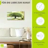 ARTland Leinwandbild Frühlingsbaum auf abstraktem Produktbild-Vorschau 2