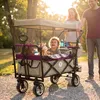 Miweba Bollerwagen MB-20 faltbar | Transportwagen mit Dach Produktbild-Vorschau 1