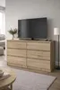 Commode en chêne Sonoma avec tiroirs, 120 cm de largeur, 6 Voir les images du produit 4