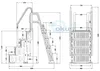 OKU Pooltreppe 4-stufig inkl. 5-stufiger Leiter Produktbild-Vorschau 4