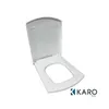 A white toilet seat and lid are shown in an open position against a white background. A logo is visible in the bottom right corner. Produktbild-Vorschau