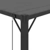 vidaXL Pergola mit Lamellendach 3x4 m Anthrazit Stoff und Produktbild-Vorschau 6