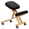 Klękosiad ergonomiczny czarny do biura gabinetu Podgląd zdjęcia produktu 9