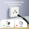 deleyCON 5m TV Antennenkabel (IEC-Stecker auf IEC-Kupplung) Produktbild-Vorschau 4