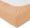 Estella Zwirn-Jersey Spannlaken 200x200cm, Farbe sand Produktbild-Vorschau 4