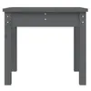 Gartenbank Grau 50x44x45 cm Massivholz Kiefer , Gartenbänke Produktbild-Vorschau 4