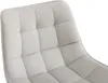 2er Set Barhocker Dartford Samt - grau Produktbild-Vorschau 5