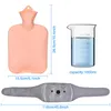 Wärmflasche mit Hüftgurt und Bezug, 1000 ml, PVC-Gummi & Produktbild-Vorschau 2
