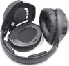 A disassembled pair of black headphones on a white background. Produktbild-Vorschau