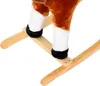 HOMCOM, dřevěné houpátko ve tvaru koně, pro děti, houpací Náhled obrázku produktu 9