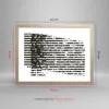 Gerahmtes Poster - Rahmen in heller Eiche - Abstraktion Produktbild-Vorschau 5