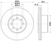 2 Bremsscheiben innenbelüftet Ø 84 mm 24 mm HELLA für u.a. Produktbild-Vorschau 6