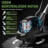 1200W Akku Rasentrimmer mit 2×4,0Ah Akku 100-140cm Teleskop Produktbild-Vorschau 4