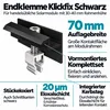 Endklemme Klickfix schwarz 30-40mm Solarmodul Halterung Produktbild-Vorschau 3