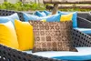 MuchoWow® Outdoor Kissen - Design - Blumen - Braun - Natur Produktbild-Vorschau 4