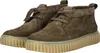 A pair of brown suede chukka boots with thick beige soles, shown from a slightly elevated front-left angle against a white background. Produktbild-Vorschau