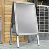 AUSTIN | Plakatständer | A1 | Silber | Premium | Produktbild-Vorschau 1